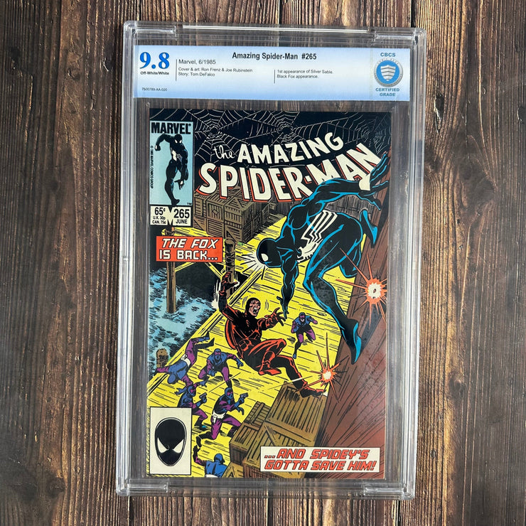 Bry's Comics Amazing Spider-Man #265 CBCS 9.8 1st appearance of Silver Sable