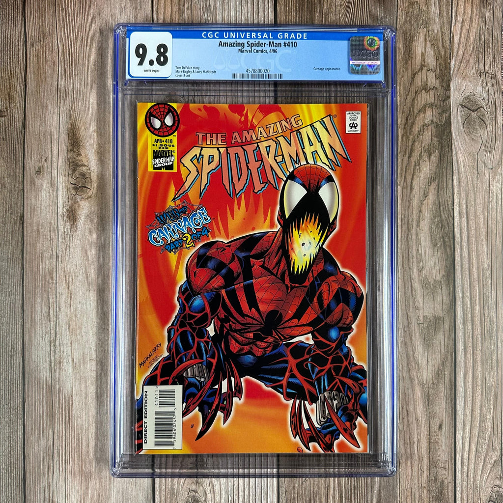 Bry's Comics Amazing Spider-Man #410 CGC 9.8 WP 1st appearance of Spider-Carnage