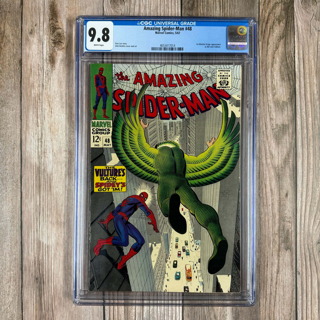 Bry's Comics Amazing Spider-Man #48 CGC 9.8 WP 1st appearance of the second Vulture, Blackie Drago *Trade Avail.