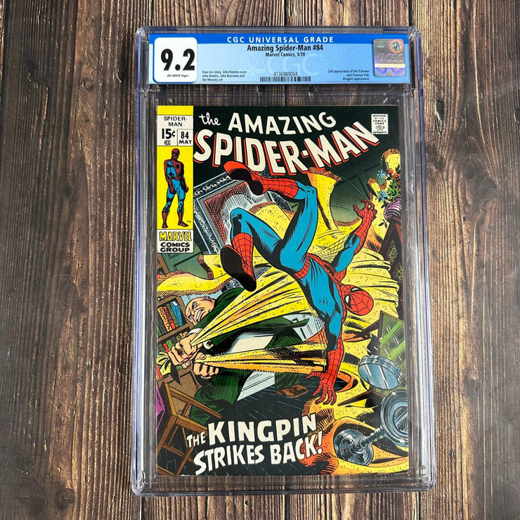 Bry's Comics Amazing Spider-Man #84 CGC 9.2 Cover by John Romita Sr.