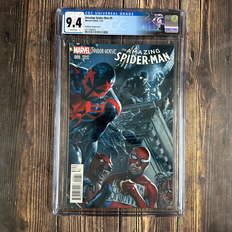 Bry's Comics Amazing Spider-Man #9 CGC 9.4 Dell'Otto 1:25 2nd appearance of Spider-Gwen