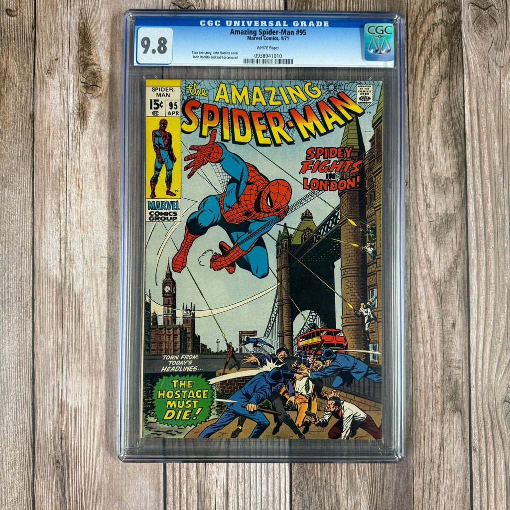 Bry's Comics Amazing Spider-Man #95 CGC 9.8 WP Spider-Man visits London