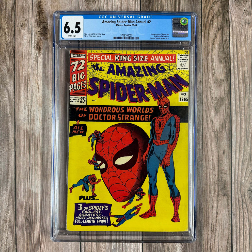 Bry's Comics Amazing Spider-Man Annual #2 CGC 6.5 WP 1st meeting of Spider-Man and Doctor Strange, 1st appearance of the Wand of Watoomb