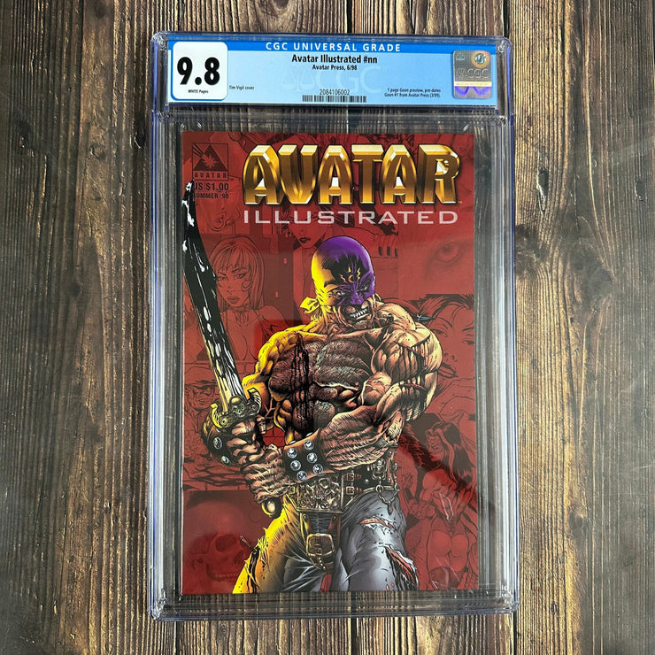Bry's Comics Avatar Illustrated #nn CGC 9.8 WP Cover Art by Tim Vigil, Preview of The Goon