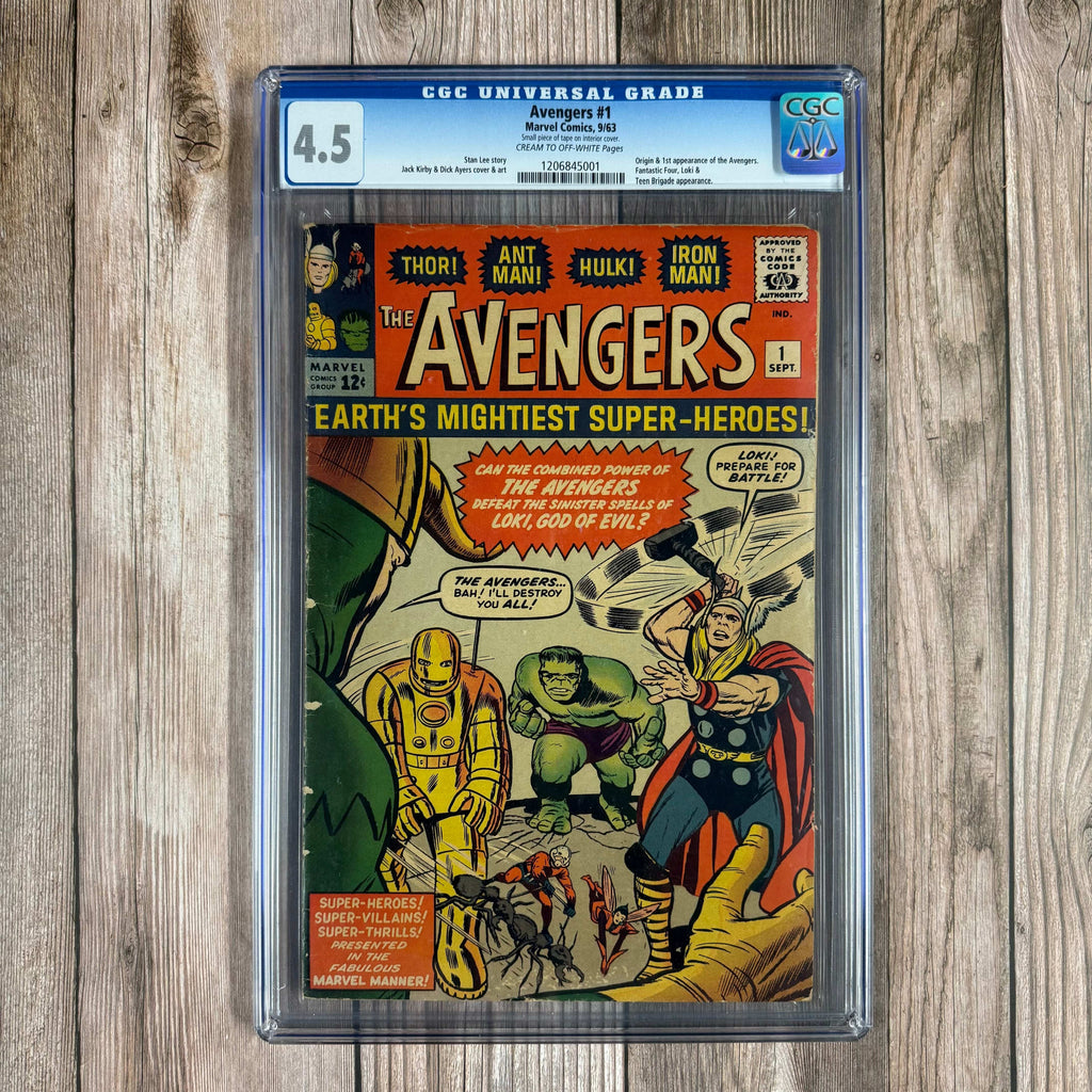 Bry's Comics Avengers #1 CGC 4.5 1st team appearance and origin of the Avengers