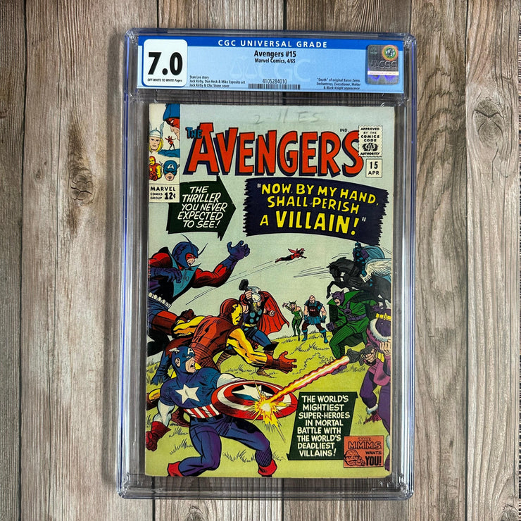 Bry's Comics Avengers #15 CGC 7.0 Death of Baron Heinrich Zemo