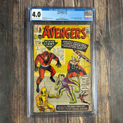 Bry's Comics Avengers #2 CGC 4.0 Cover Art by Jack Kirby, 2nd appearance of the Avengers, 1st appearance of Space Phantom