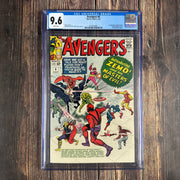 Bry's Comics Avengers #6 CGC 9.6 WP 1st full appearance of Baron Heinrich Zemo *Trade Avail.