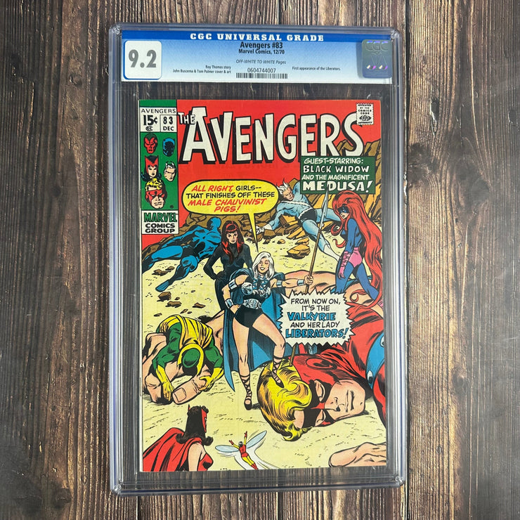 Bry's Comics Avengers #83 CGC 9.2 1st appearance of Valkyrie; 1st team appearance of the Lady Liberators