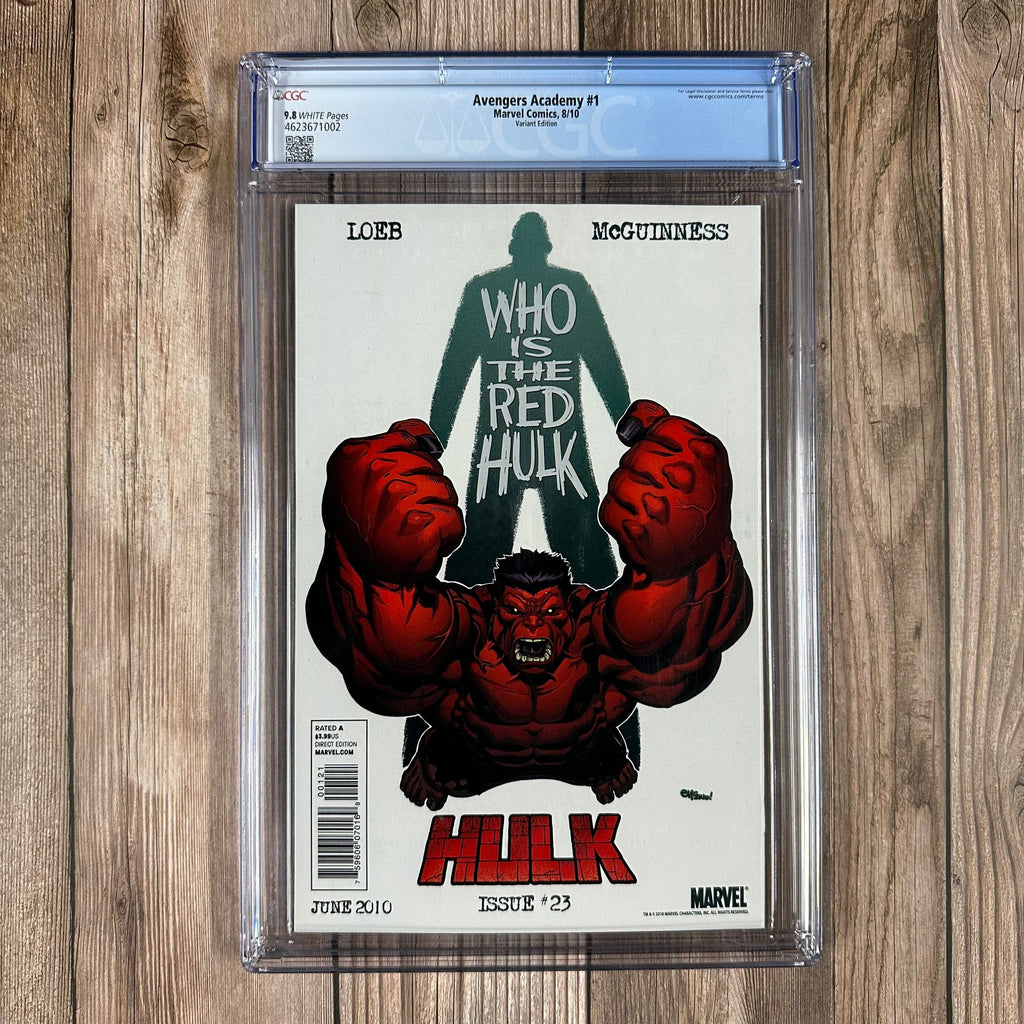 Bry's Comics Avengers Academy #1 CGC 9.8 WP 1:25 Variant Cover by Marko Djurdjevic, 1st appearance of Hazmat, Mettle, Striker, Veil, and Finesse