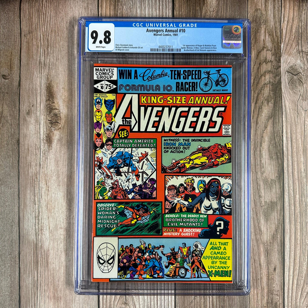 Bry's Comics Avengers Annual #10 CGC 9.8 WP 1st appearance of Rogue & 1st cover of Mystique