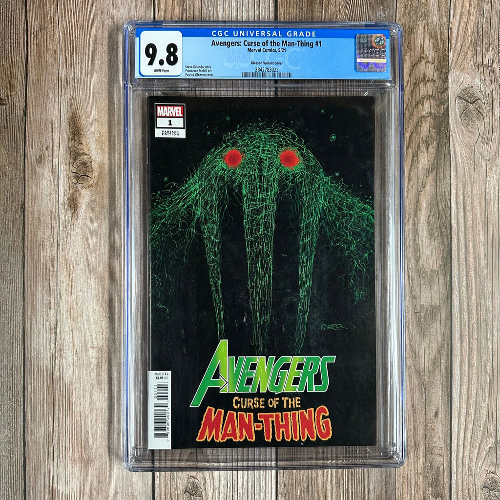 Bry's Comics Avengers: Curse of the Man-Thing #1 CGC 9.8 WP Gleason Variant Cover, 1st appearance of the Harrower *