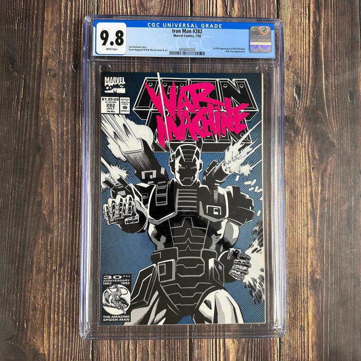 Bry's Comics *B0X02 Iron Man #282 CGC 9.8 WP 1st cover appearance of War Machine armor
