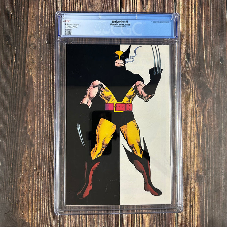 Bry's Comics *B0X02 Wolverine #1  CGC 9.4 WP 1st Wolverine as Patch, Premiere issue, NEWSSTAND EDITION
