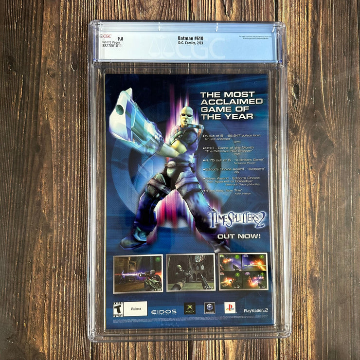 Bry's Comics *B0X03 Batman #610 CGC 9.8 WP COOL Cover Art by Jim Lee and Scott Williams