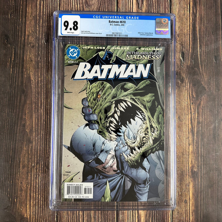 Bry's Comics *B0X03 Batman #610 CGC 9.8 WP COOL Cover Art by Jim Lee and Scott Williams