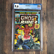 Bry's Comics *B0X03 Ghost Rider #2 CGC 9.6 WP Cover Art by Gil Kane, 2nd cameo appearance of Son of Satan