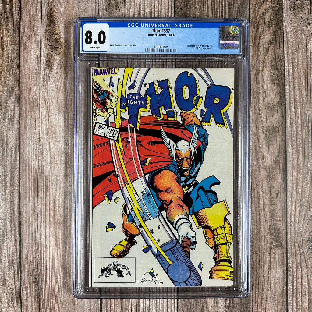 Bry's Comics *B0X03 Thor #337 CGC 8.0 WP 1st appearance of Beta Ray Bill and Lorelai