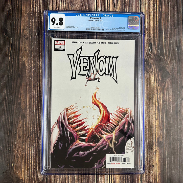 Bry's Comics *B0X03 Venom #3 CGC 9.8 WP  1st full appearance of Knull, the creator of the Symbiote alien race