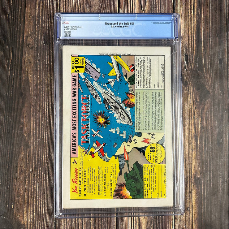 Bry's Comics *B0X04 Brave and the Bold #54 CGC 7.0 Cover Art by Bruno Premiani, Origin  and 1st team appearance of the Teen Titans