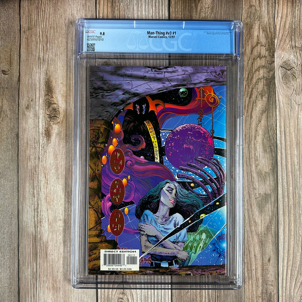 Bry's Comics *B0X04 Man-Thing #1 CGC 9.8 WP Cover by Liam Sharp, Wraparound Cover