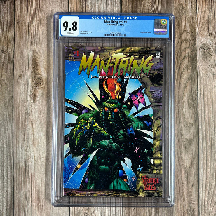 Bry's Comics *B0X04 Man-Thing #1 CGC 9.8 WP Cover by Liam Sharp, Wraparound Cover