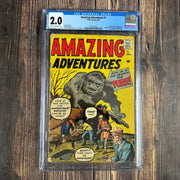 Bry's Comics *B0X05 Amazing Adventures #1 CGC 2.0 Cover Art by Jack Kirby, 1st appearance of Dr. Droom, 1st appearance of unnamed Lama later retconned into the Ancient One