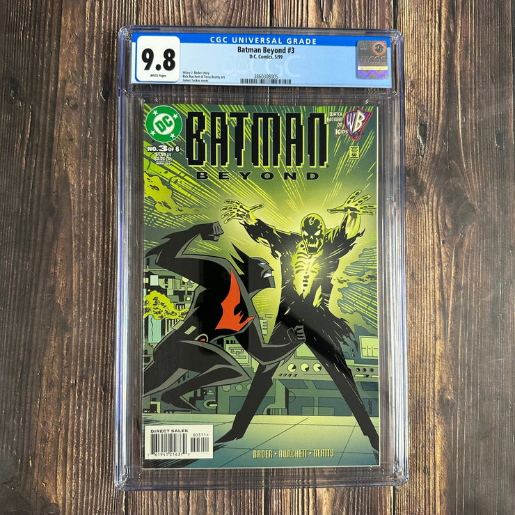 Bry's Comics *B0X05 Batman Beyond #3 CGC 9.8 WP Cover Art by Bruce Timm, 1st full appearance of Blight