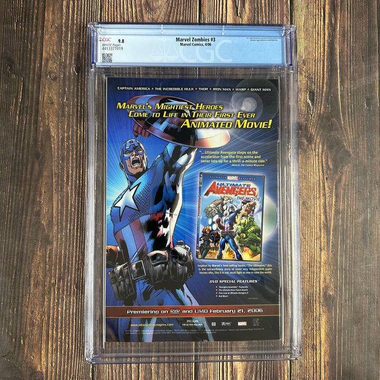 Bry's Comics *B0X05 Marvel Zombies #3 CGC 9.8 WP Cover Art by Arthur Suydam homage of Incredible Hulk #340