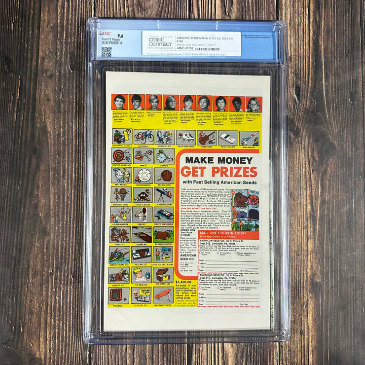 Bry's Comics *B0X06 Amazing Spider-Man #190 CGC 9.6 WP Cover Art by Al Milgrom and Keith Pollard