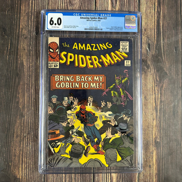 Bry's Comics *B0X06 Amazing Spider-Man #27 CGC 6.0Death of Crime Master