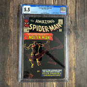 Bry's Comics *B0X06 Amazing Spider-Man #28 CGC 5.5 1st appearance and origin of Molten Man, Peter Parker graduates from high school