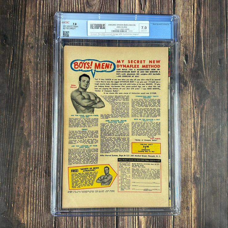 Bry's Comics *B0X06 Amazing Spider-Man #32 CGC 7.0 2nd appearance of Curt Connors in human form throughout