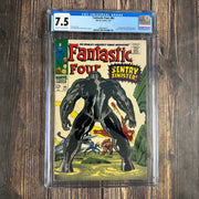 Bry's Comics *B0X06 Fantastic Four #64 CGC 7.5 Cover Art by Jack Kirby, 1st appearance of Kree Intergalactic Sentry 459, 1st mention of the Kree alien race