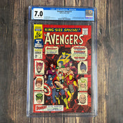 Bry's Comics *B0X07 Avengers Annual #1 CGC 7.0  1st team-up of the original and the new Avengers