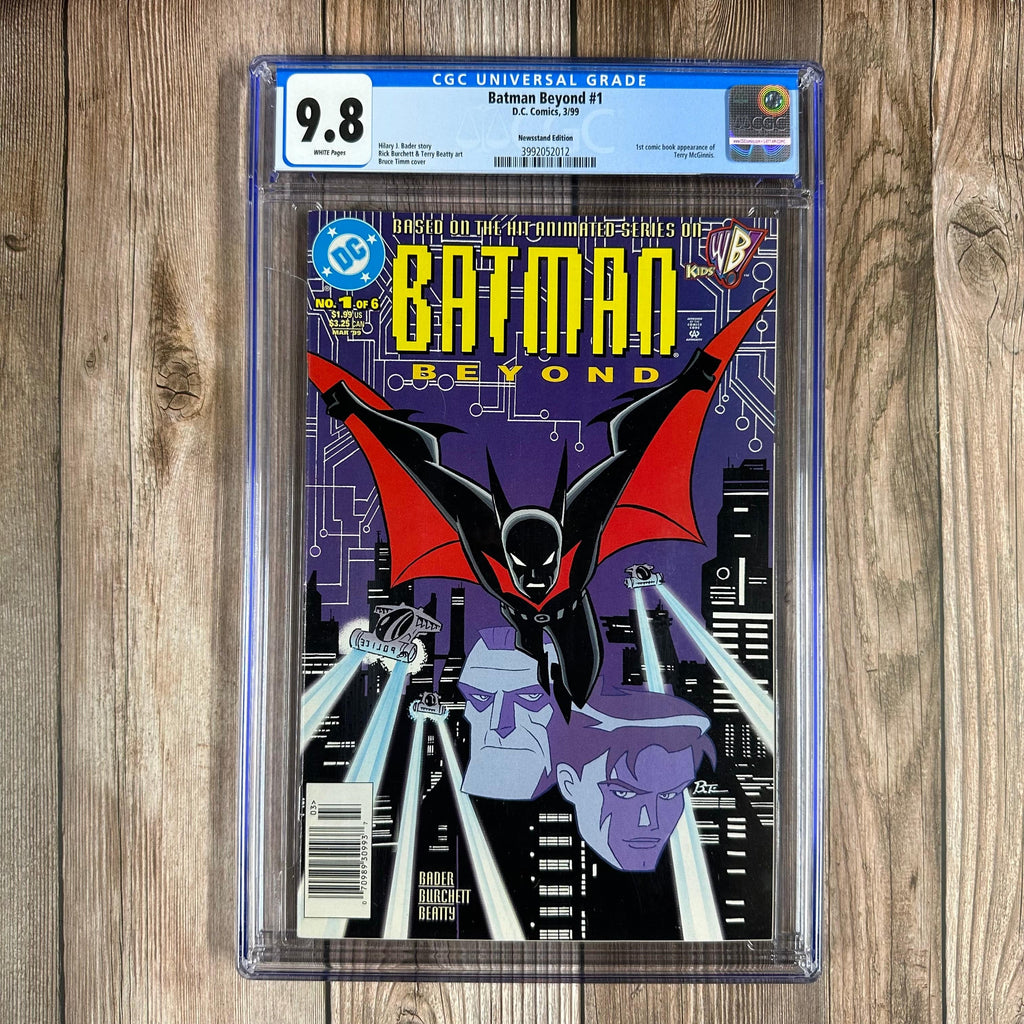Bry's Comics *B0X07 Batman Beyond #1 CGC 9.8 WP 1st appearance of Terry McGinnis in a comic book, NEWSSTAND EDITION