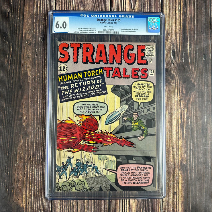 Bry's Comics *B0X07 Strange Tales #105 CGC 6.0  2nd appearance of the Wizard