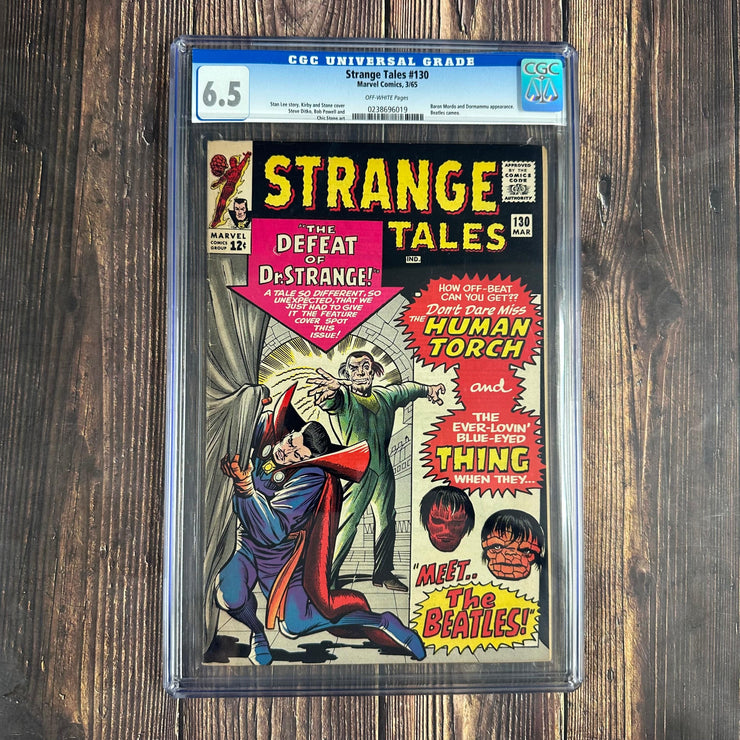 Bry's Comics *B0X07 Strange Tales #130 CGC 6.5 Cover Art by Jack Kirby, 1st appearance of Kaecilius, 3rd appearance of Dormammu