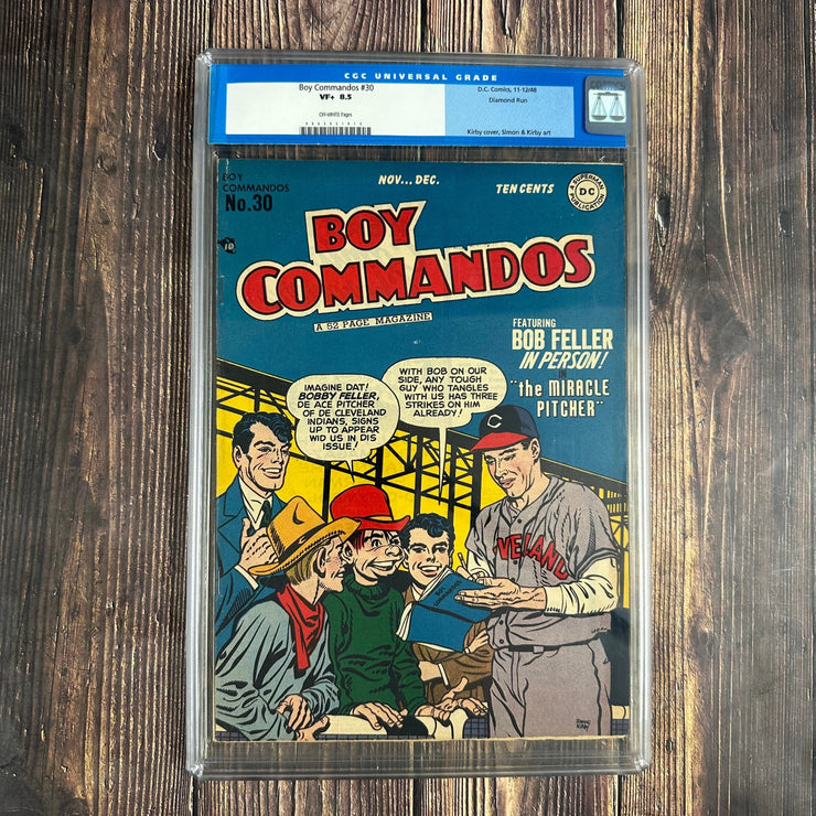Bry's Comics *B0X08 Boy Commandos #30 CGC 9.8 WP Old Label, Cover Art by Jack Kirby * **
