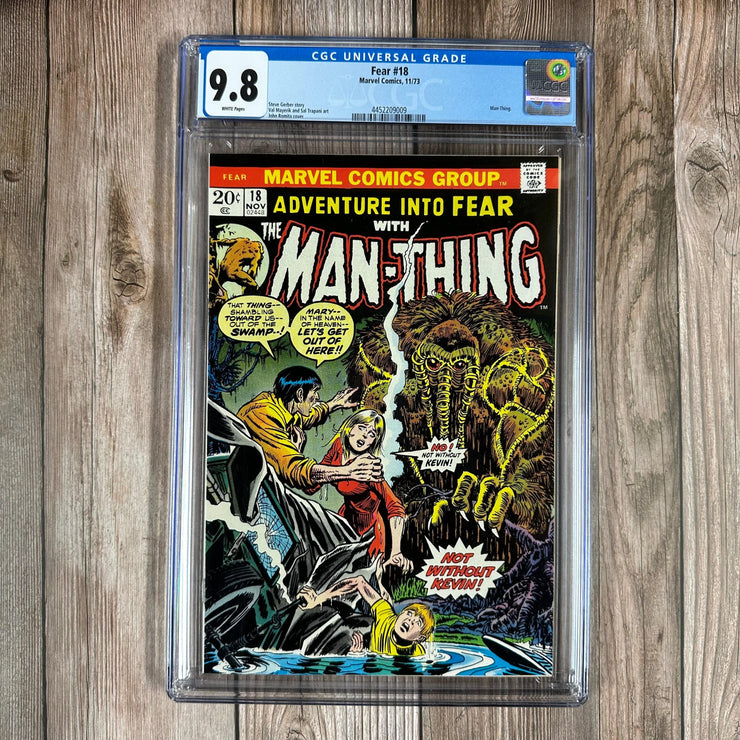 Bry's Comics *B0X08 Fear #18 CGC 9.8 WP Cover by John Romita Sr.