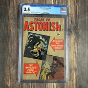 Bry's Comics *B0X08 Tales to Astonish #26 CGC 3.5 Cover Art by Jack Kirby, Classic early Marvel sci-fi storytelling (1961)