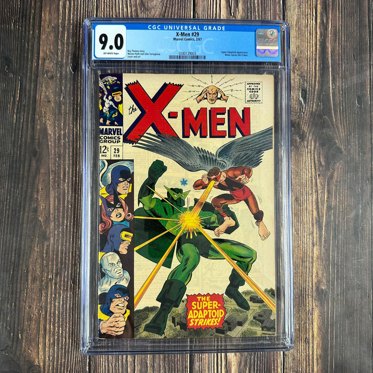 Bry's Comics *B0X08 Uncanny X-Men #29 CGC 9.0 Classic Roy Thomas Story, Cover Art by Werner Roth
