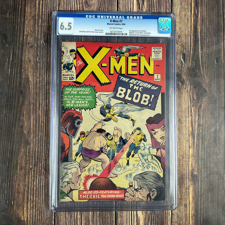 Bry's Comics *B0X08 Uncanny X-Men #7 CGC 6.5  2nd appearance of the Blob, 1st appearance of Cerebro