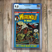 Bry's Comics *B0X08 Werewolf By Night #2 CGC 9.0 WP Cover art by Mike Ploog, Origin of Werewolf by Night retold.