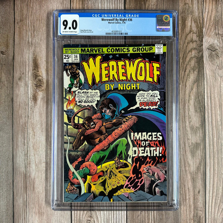 Bry's Comics *B0X08 Werewolf By Night #36 CGC 9.0 Cover art by Don Perlin
