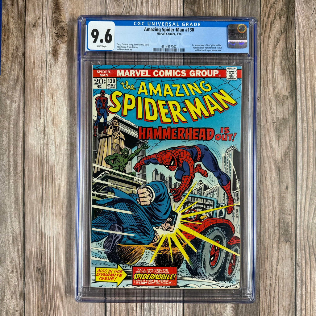Bry's Comics *B0X1 Amazing Spider-Man #130 CGC 9.6 WP Debut of the Spider-Mobile, 1st cover appearance of the Jackal