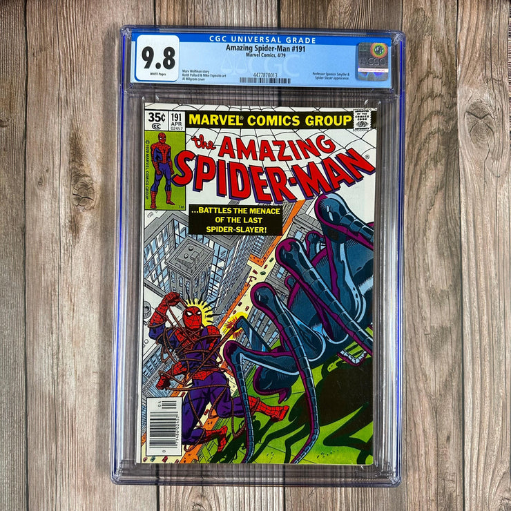 Bry's Comics *B0X1 Amazing Spider-Man #191 CGC 9.8 WP Cover by Al Milgrom