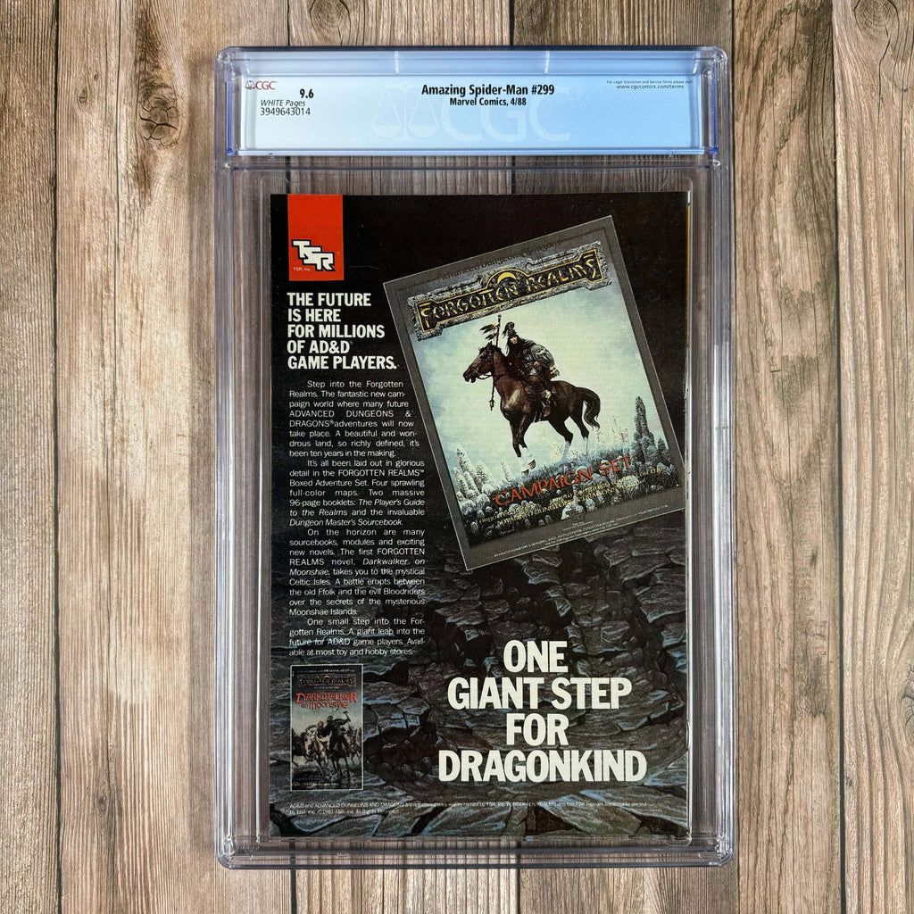 Bry's Comics *B0X1 Amazing Spider-Man #299 CGC 9.6 WP 2nd cameo appearance of Venom