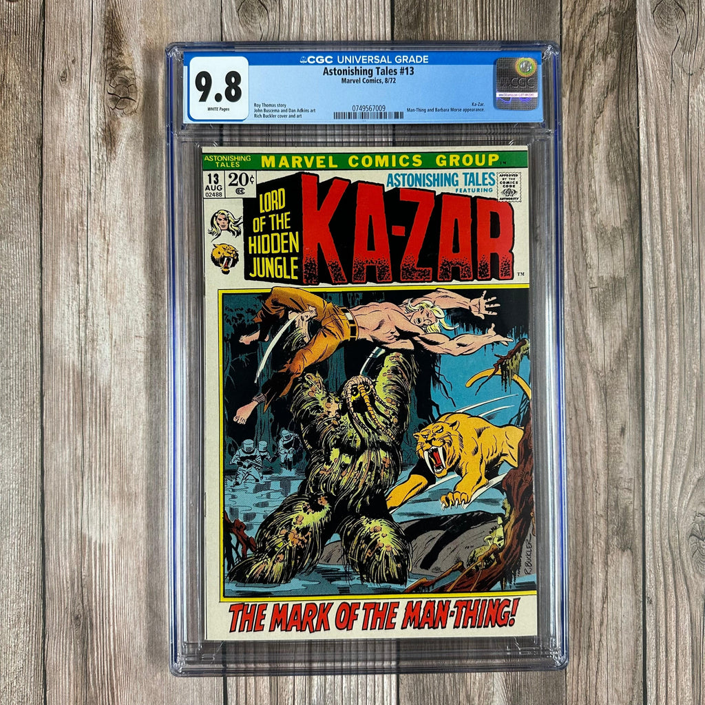 Bry's Comics *B0X1 Astonishing Tales #13 CGC 9.8 WP 1st cover and 3rd appearance of Man-Thing