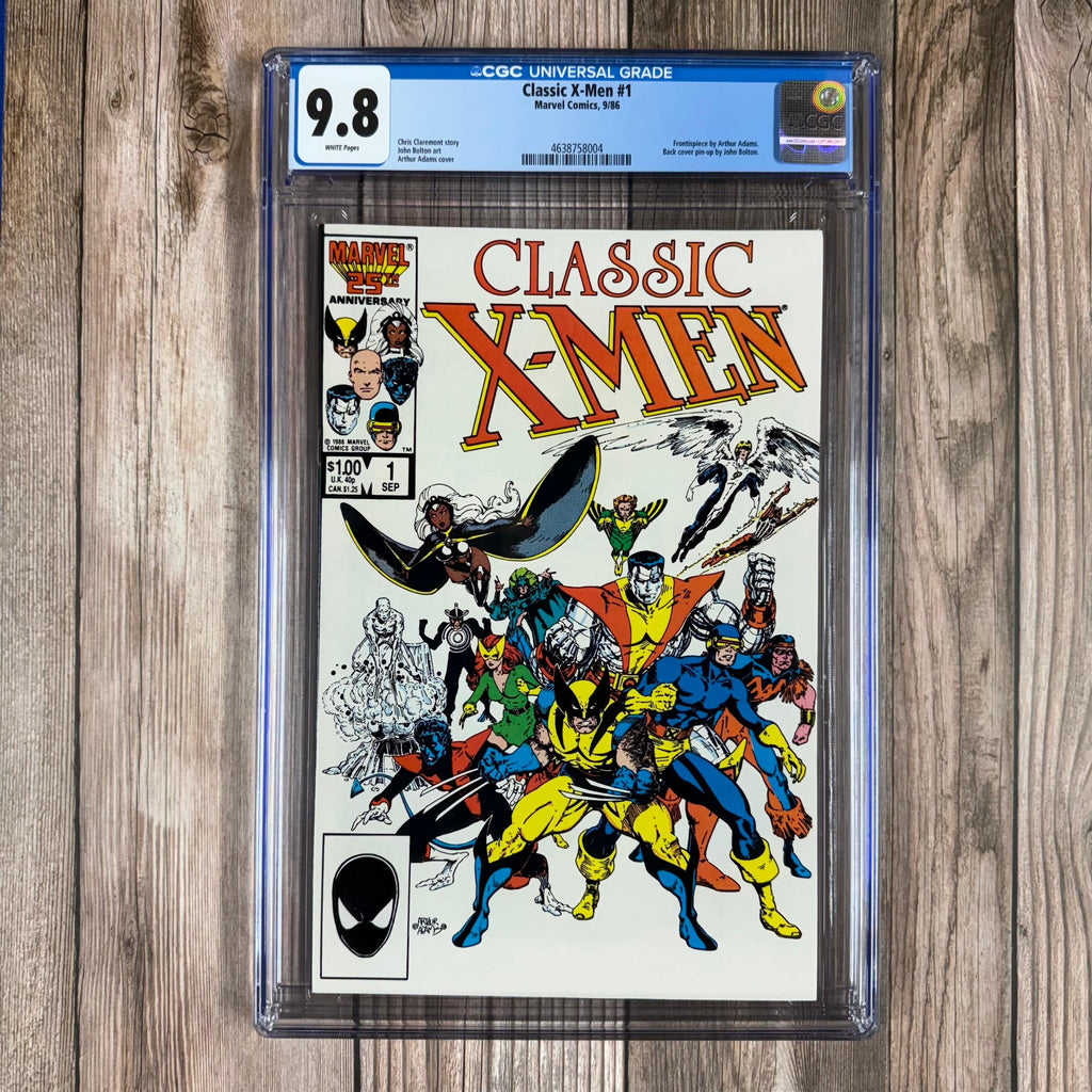 Bry's Comics *B0X1 Classic X-Men #1 CGC 9.8 WP Partial reprint of Giant-Size X-Men #1, added origin context for new X-Men roster